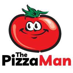 The Pizza Man logo.